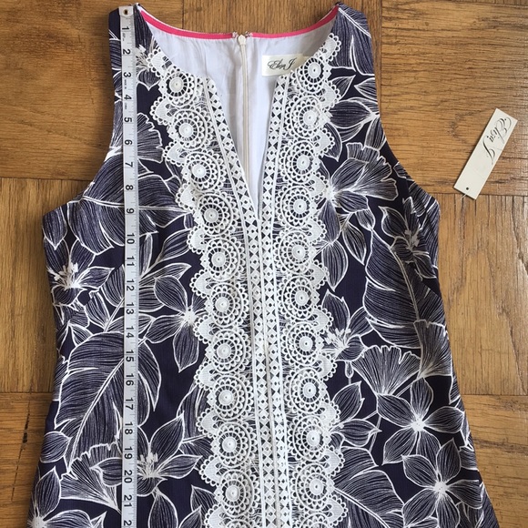 NWT ELIZA J Dress -Navy/Pink/White.       So cute! - Picture 4 of 8